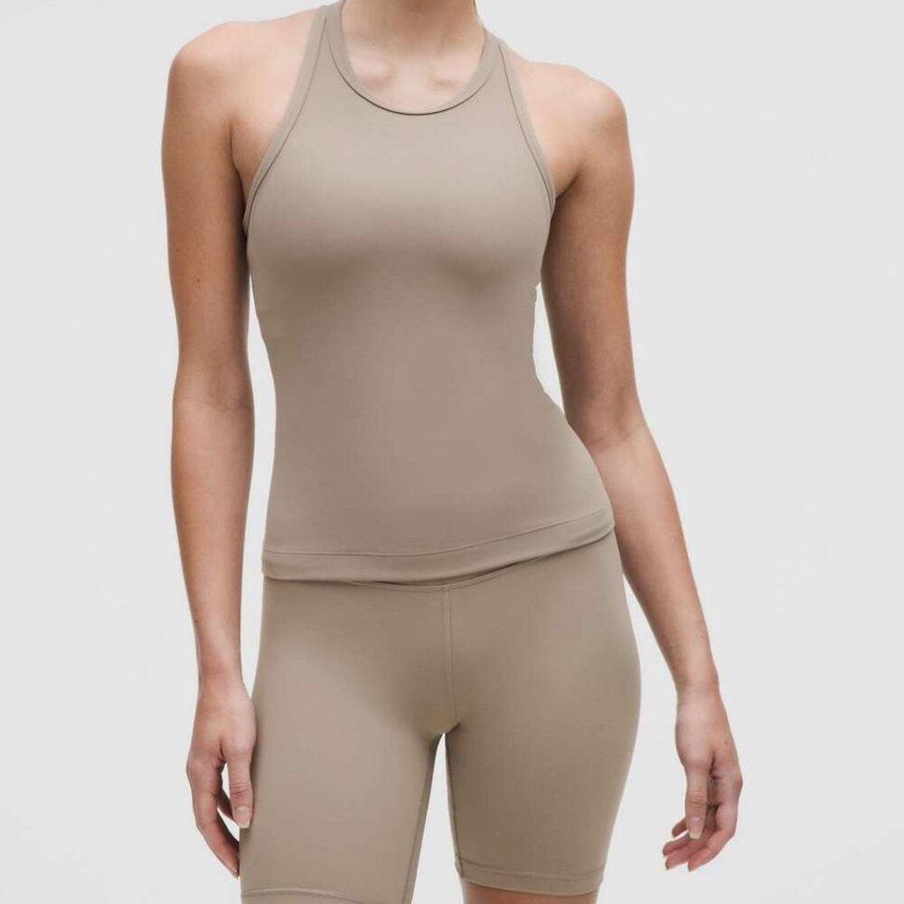 lululemon Align Waist-Length Racerback in Warm Ash Gray